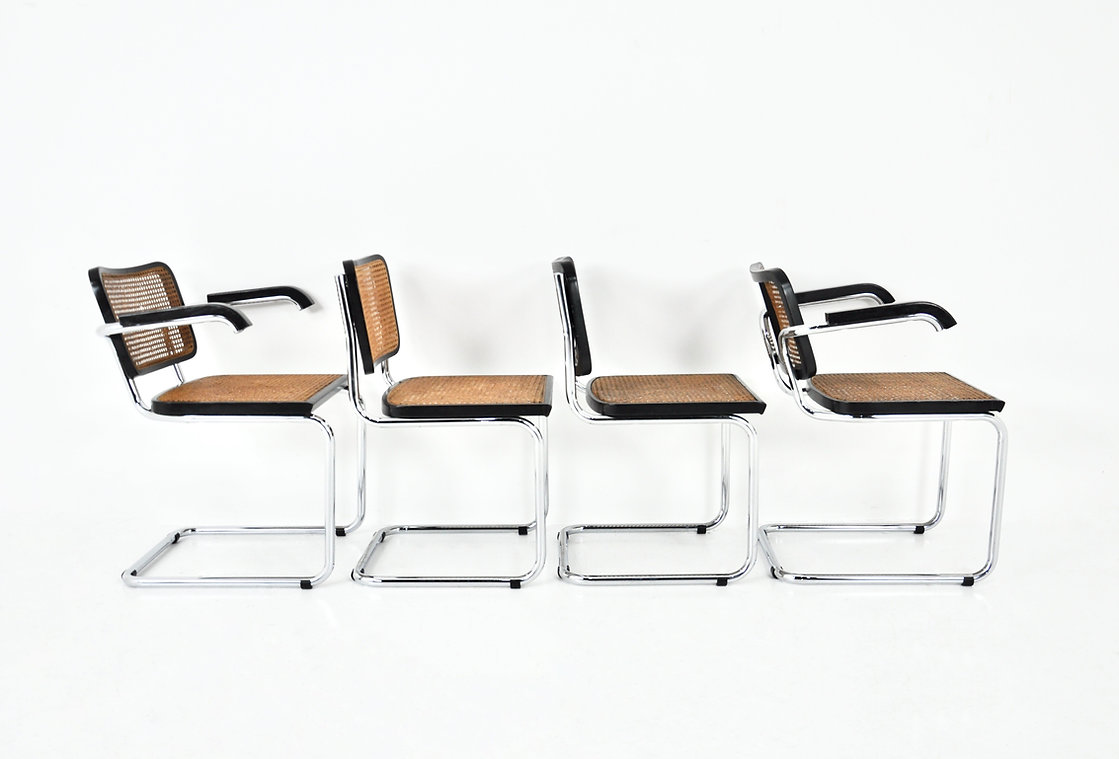 Dining Chairs Style B32 By Marcel Breuer, set of 4