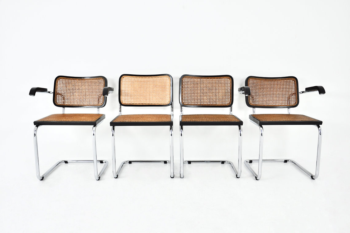 Dining Chairs Style B32 By Marcel Breuer, set of 4