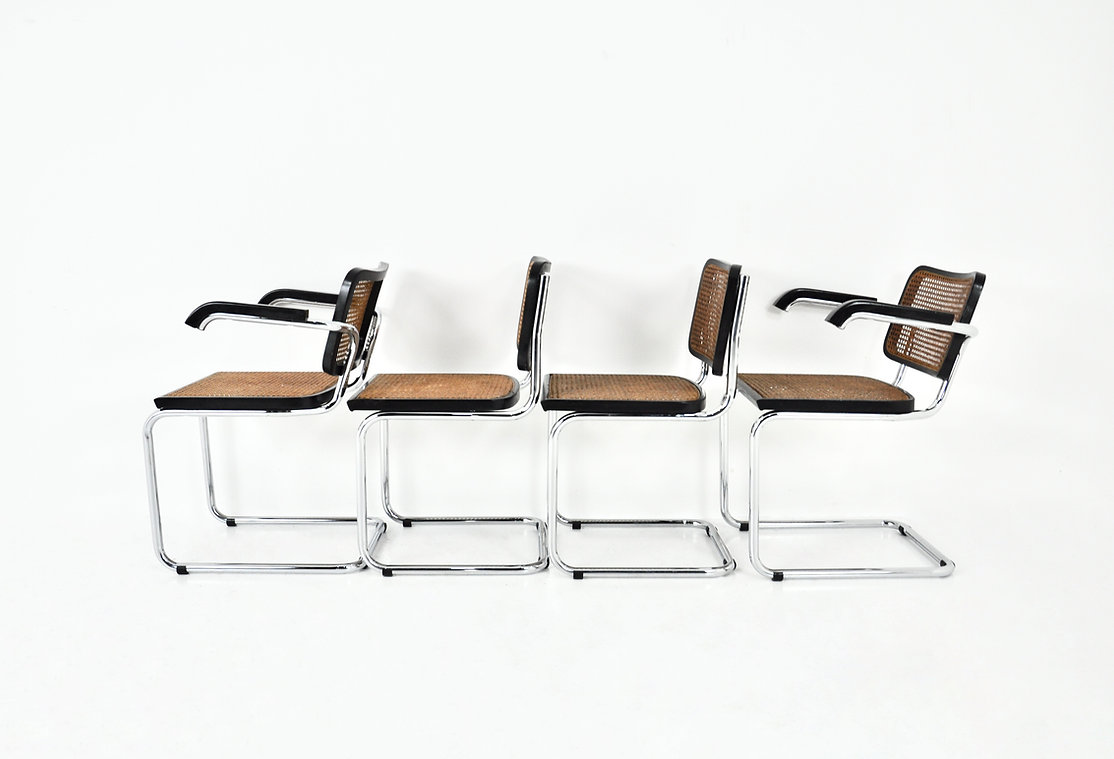 Dining Chairs Style B32 By Marcel Breuer, set of 4