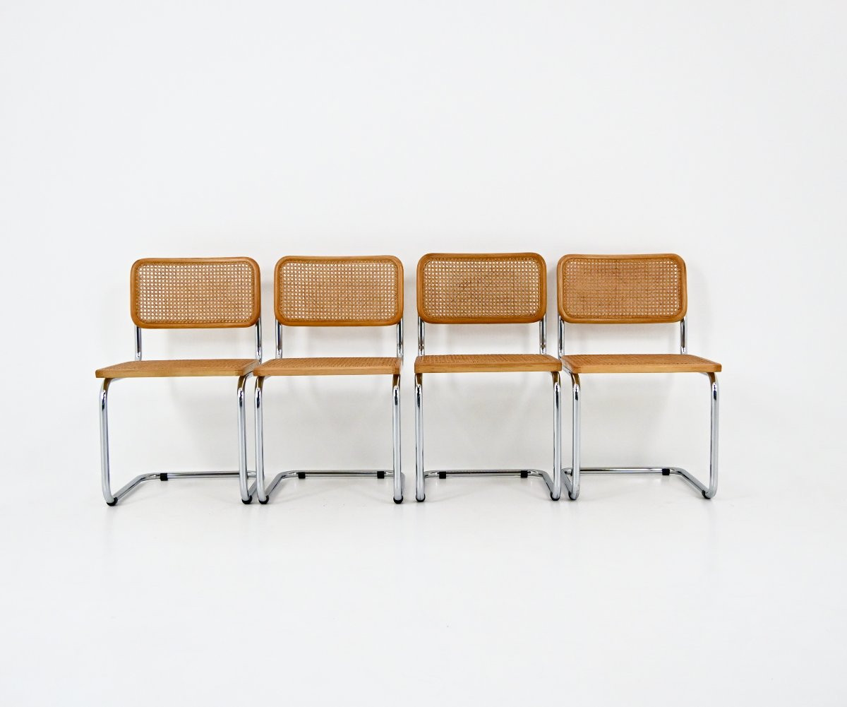 Dining Chairs Style B32 By Marcel Breuer, set of 4