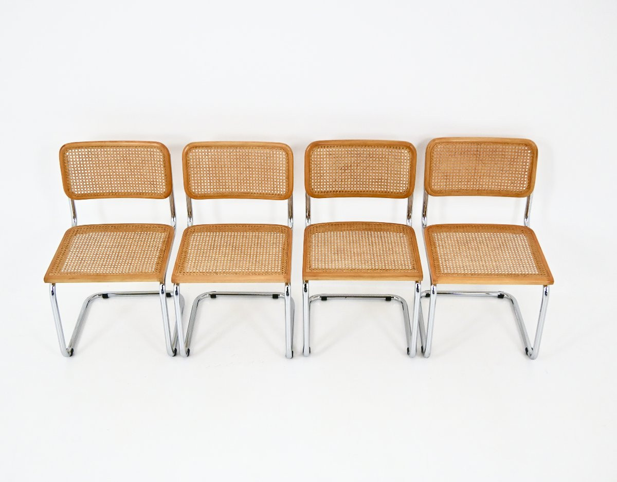 Dining Chairs Style B32 By Marcel Breuer, set of 4