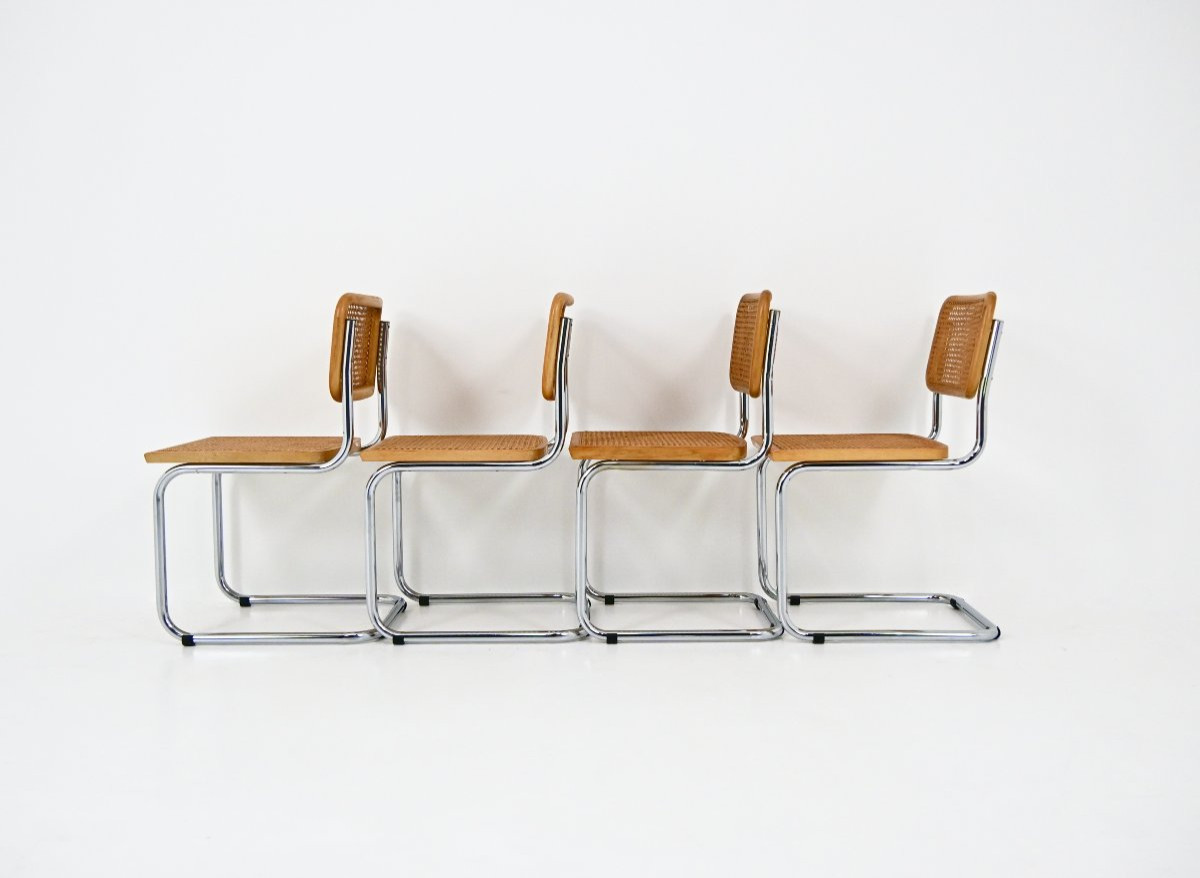 Dining Chairs Style B32 By Marcel Breuer, set of 4