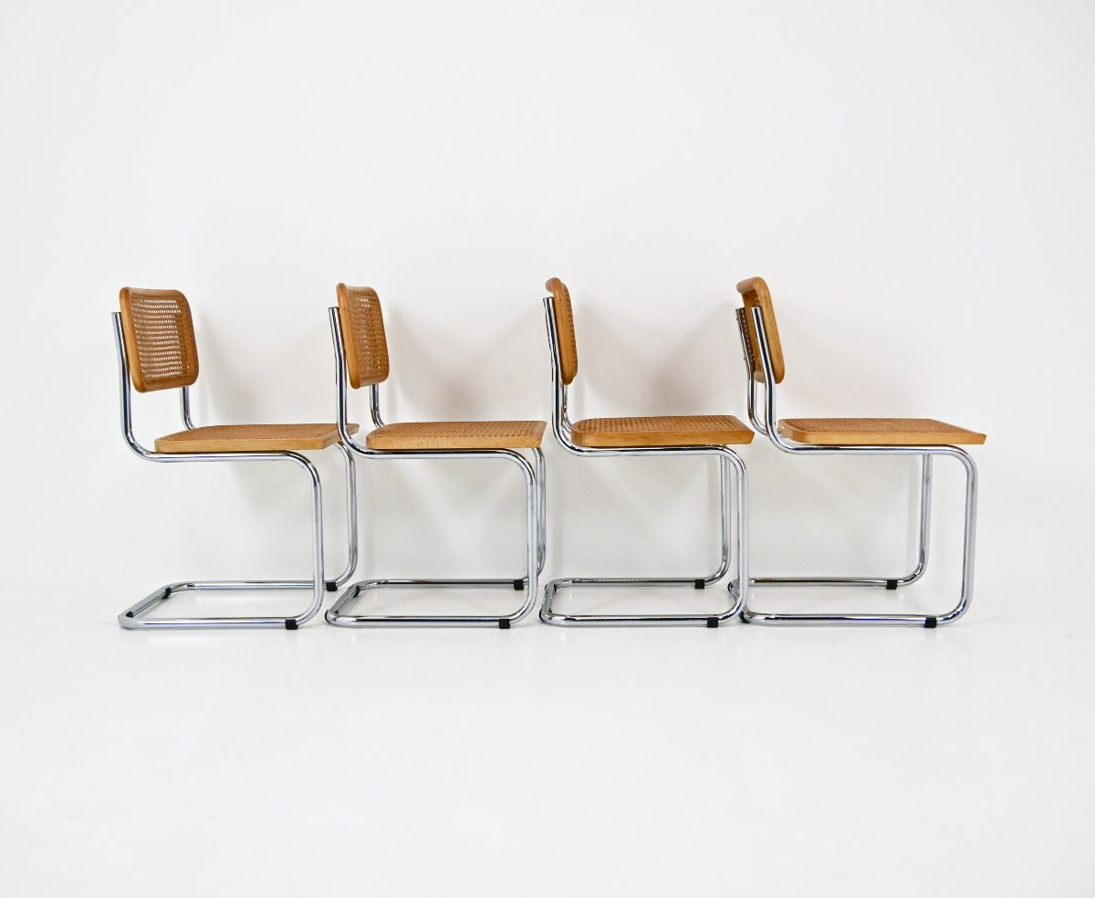 Dining Chairs Style B32 By Marcel Breuer, set of 4