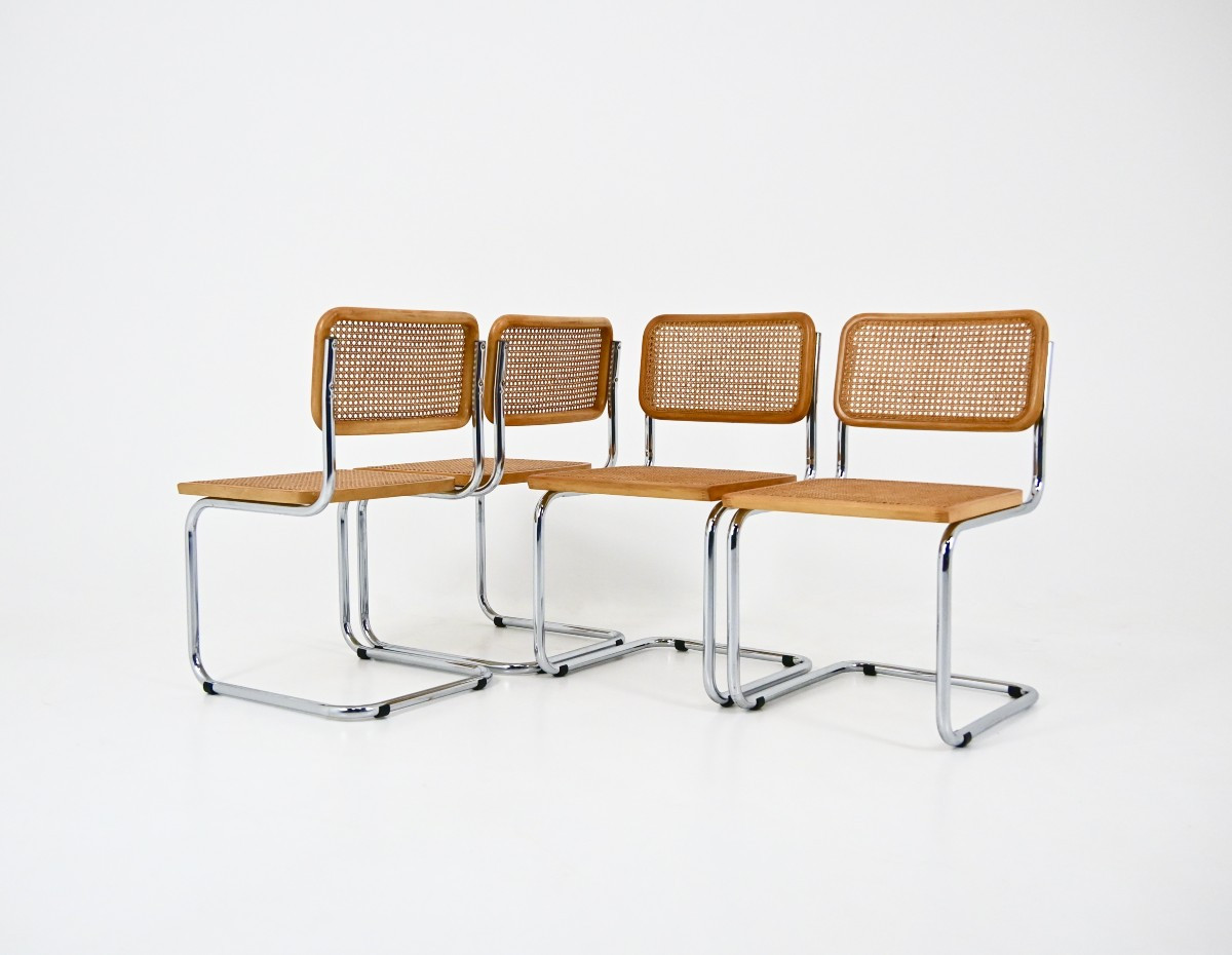 Dining Chairs Style B32 By Marcel Breuer, set of 4