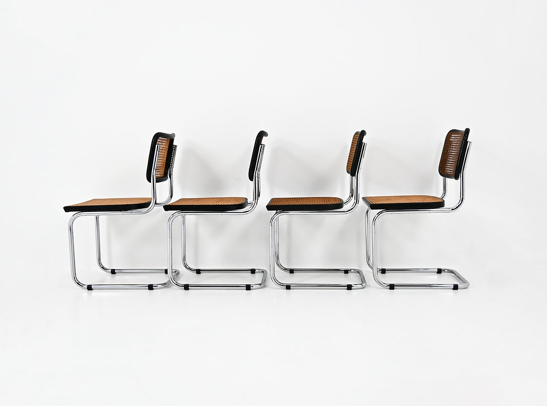 Dining Chairs Style B32 By Marcel Breuer, set of 4