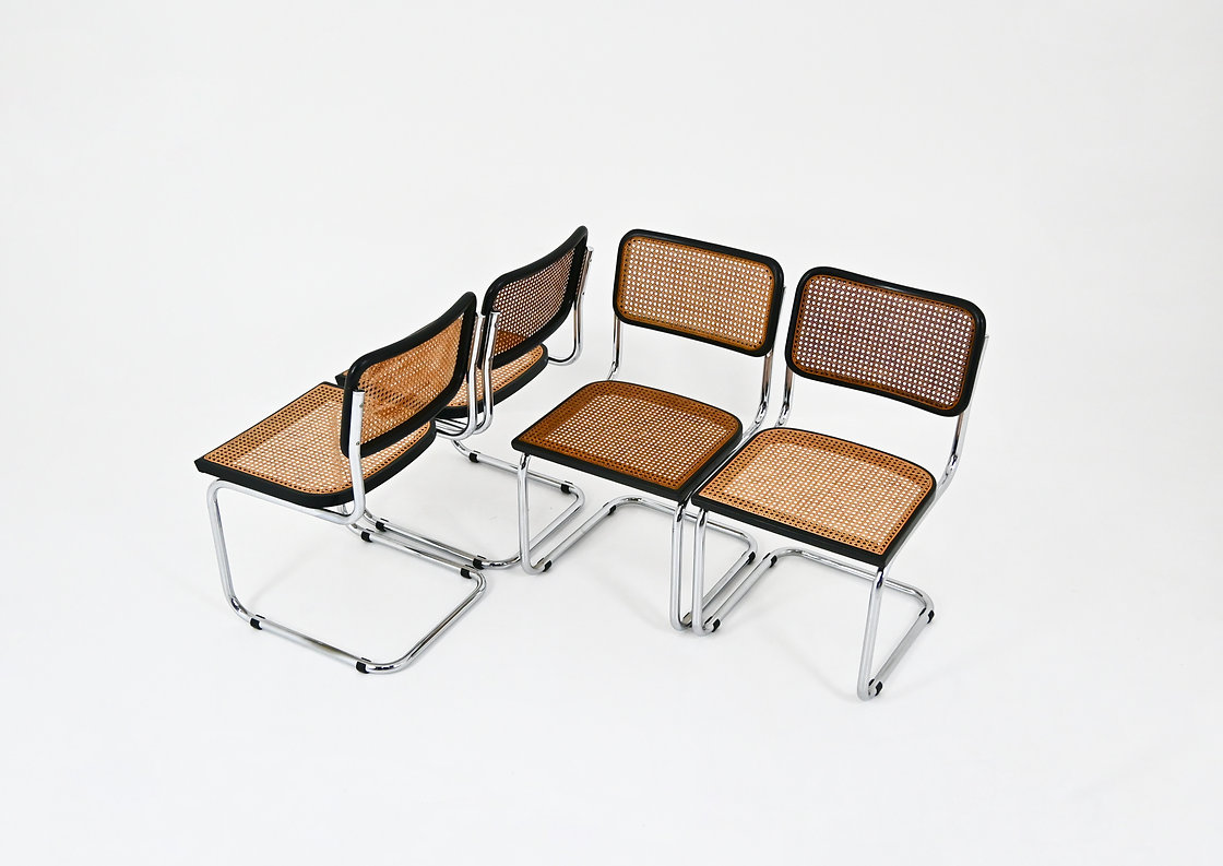 Dining Chairs Style B32 By Marcel Breuer, set of 4