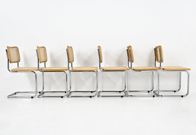 Dining Chairs Style B32 By Marcel Breuer, set of 6 - 2 sets available 