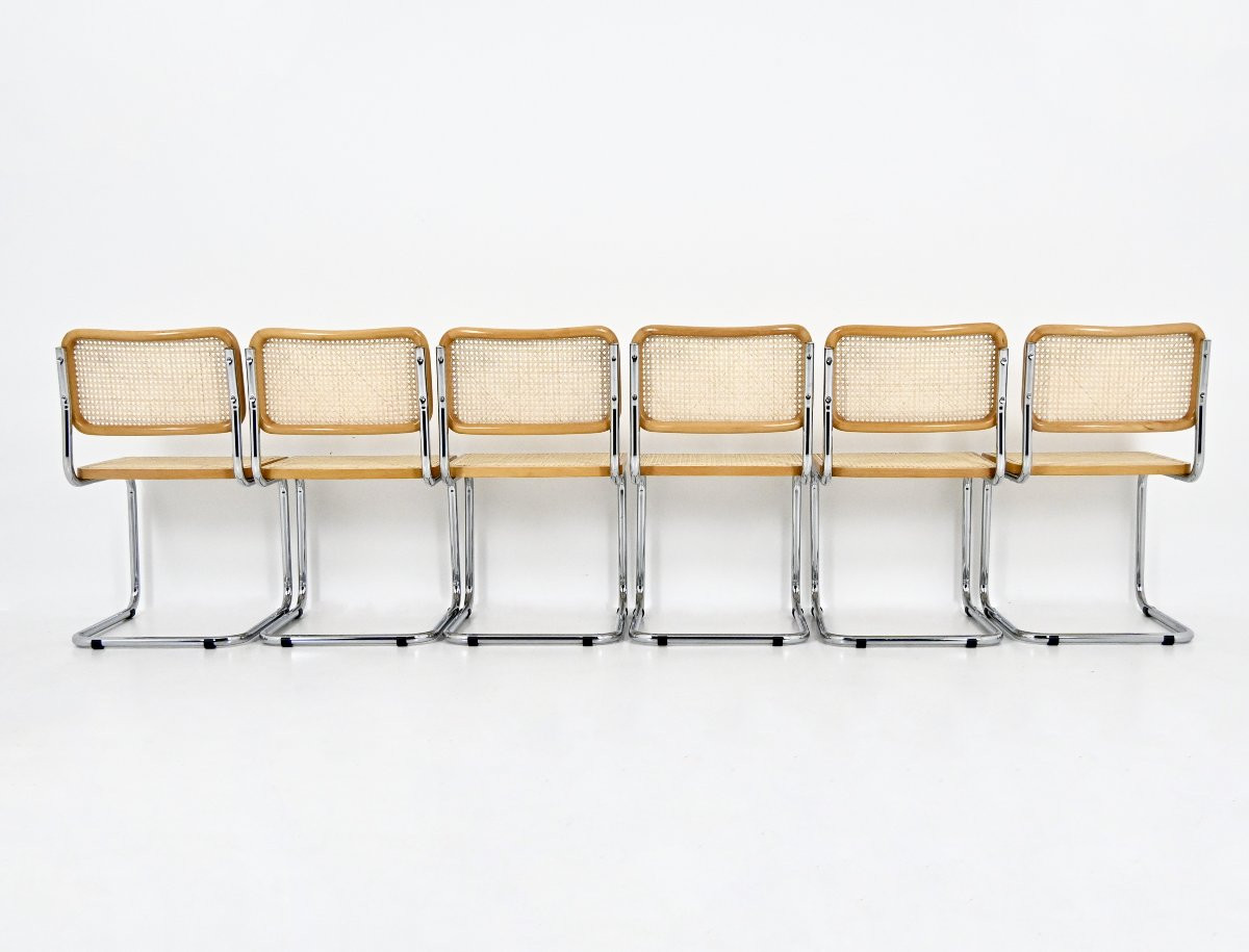 Dining Chairs Style B32 By Marcel Breuer, set of 6 - 2 sets available