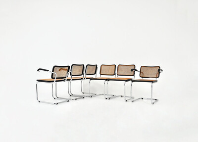 Dining Chairs style B32 By Marcel Breuer, set of 6