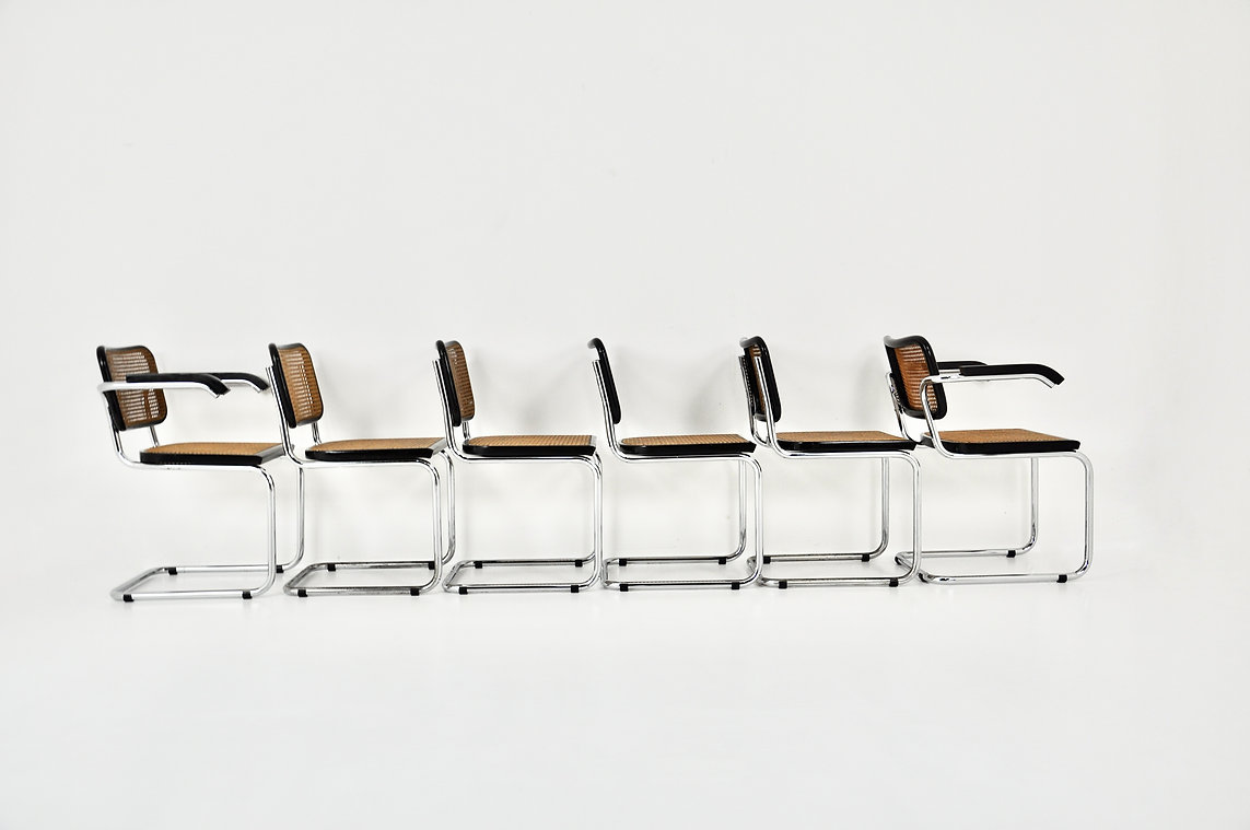 Dining Chairs style B32 By Marcel Breuer, set of 6