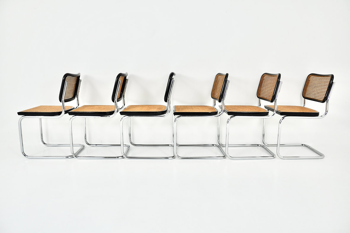 Dining Chairs Style B32 By Marcel Breuer, set of 6