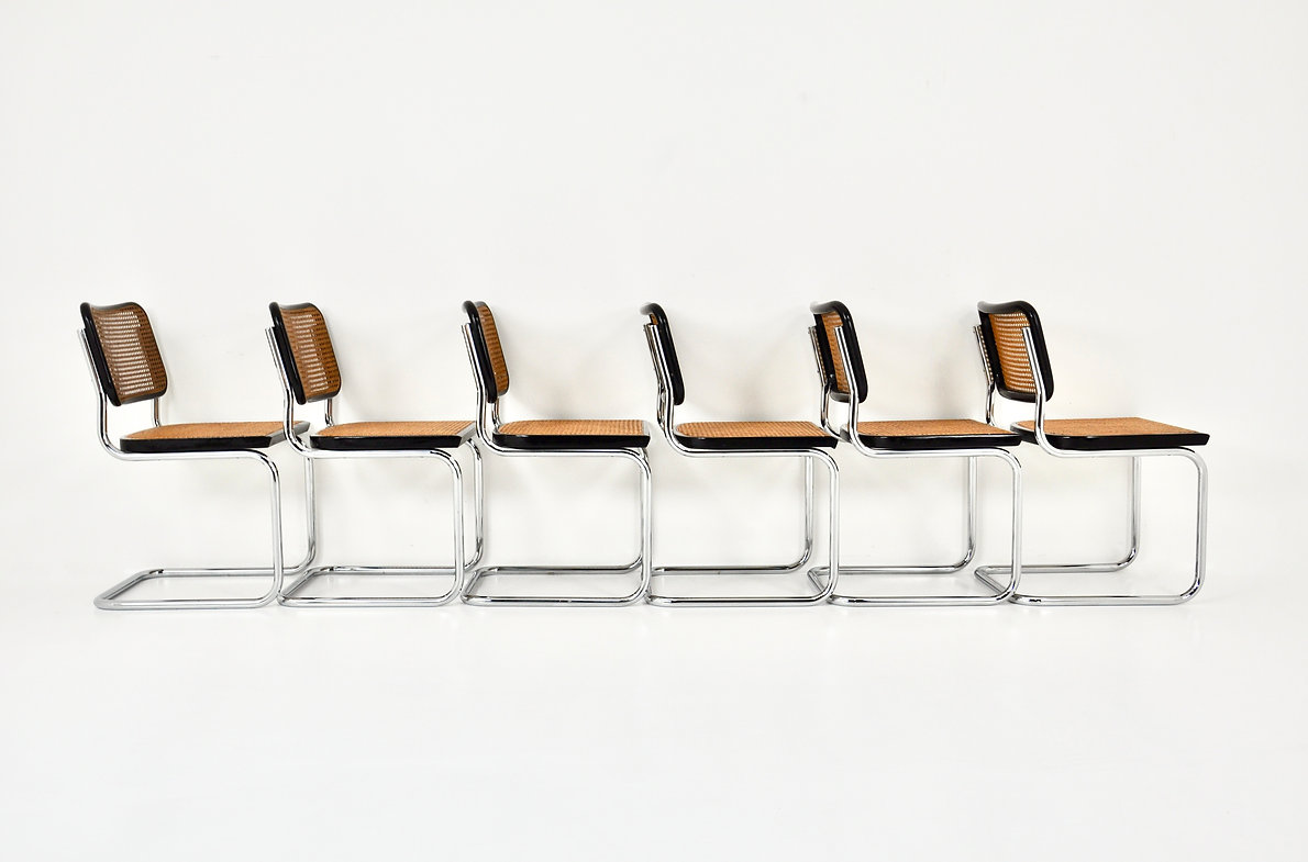 Dining Chairs Style B32 By Marcel Breuer, set of 6