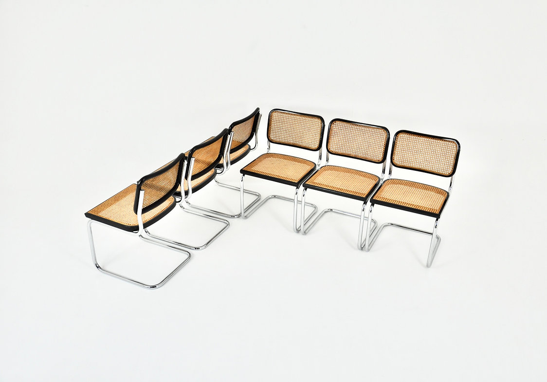 Dining Chairs Style B32 By Marcel Breuer, set of 6