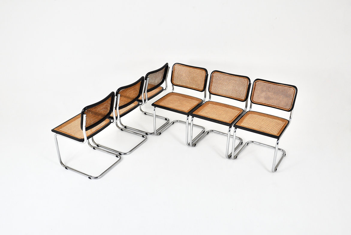 Dining Chairs Style B32 By Marcel Breuer, set of 6