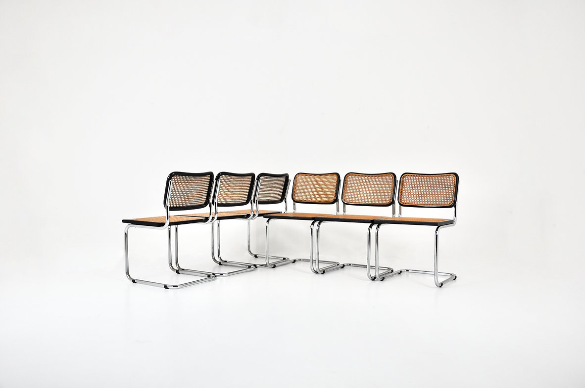 Dining Chairs Style B32 By Marcel Breuer, set of 6