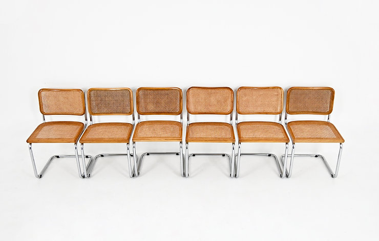 Dining Chairs Style B32 By Marcel Breuer, set of 6