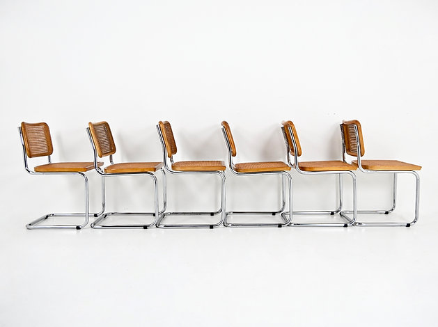 Dining Chairs Style B32 By Marcel Breuer, set of 6