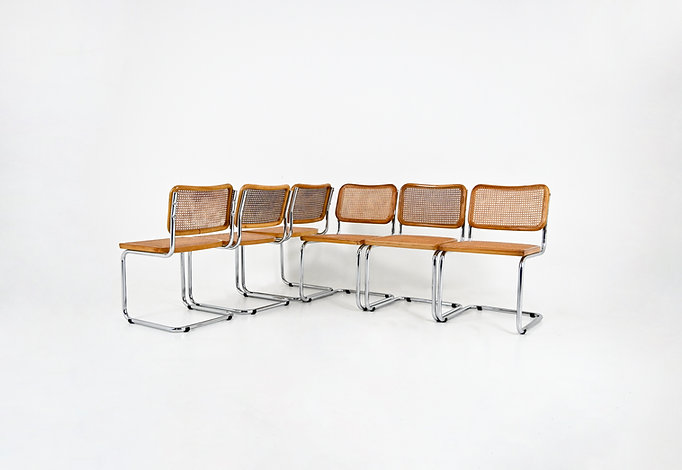 Dining Chairs Style B32 By Marcel Breuer, set of 6