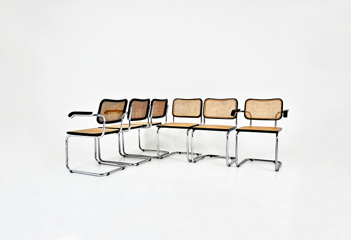Dining Chairs Style B32 By Marcel Breuer, set of 6