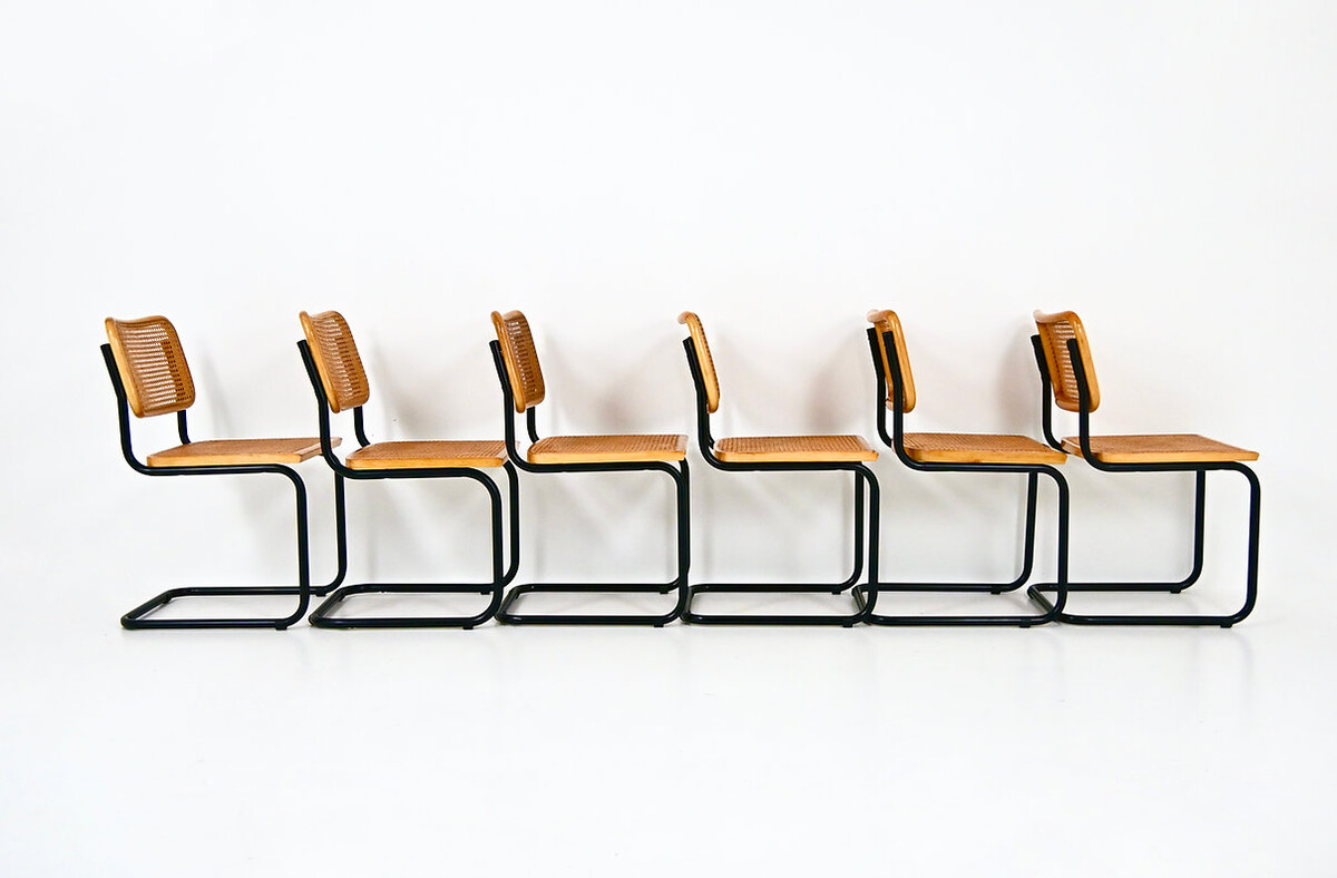 Dining Chairs Style B32 By Marcel Breuer, set of 6