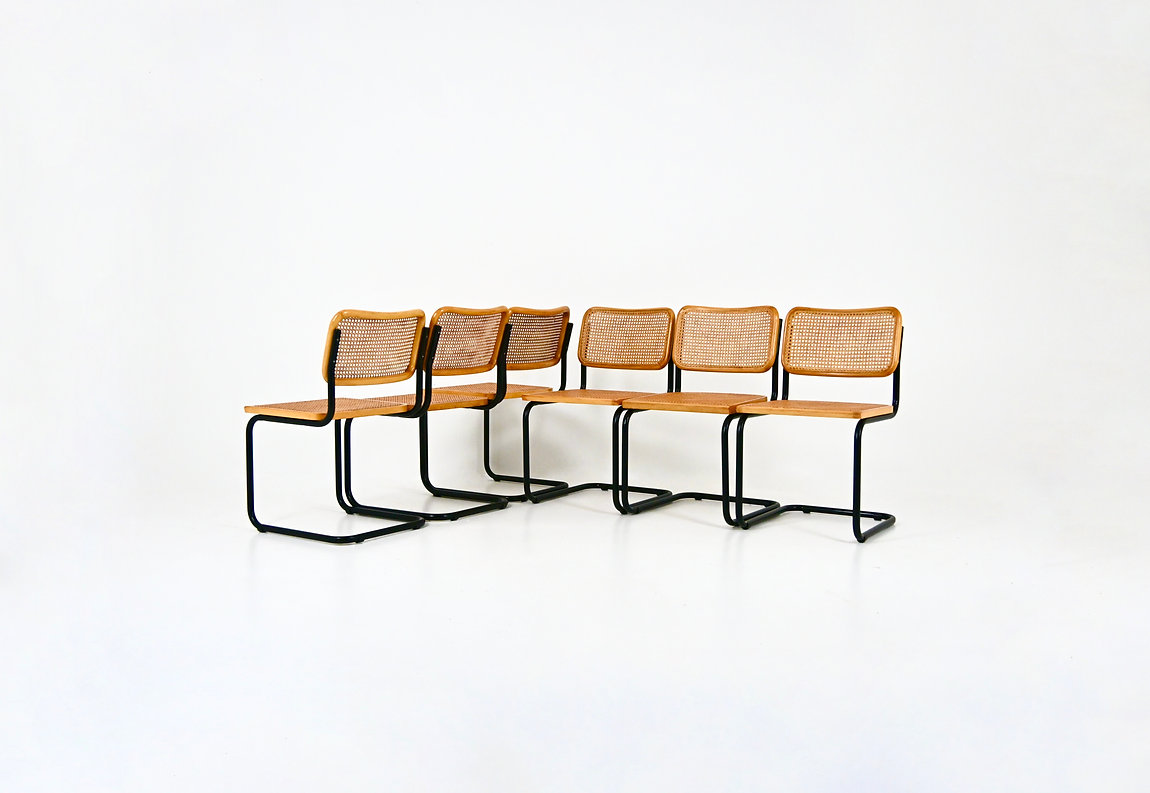 Dining Chairs Style B32 By Marcel Breuer, set of 6