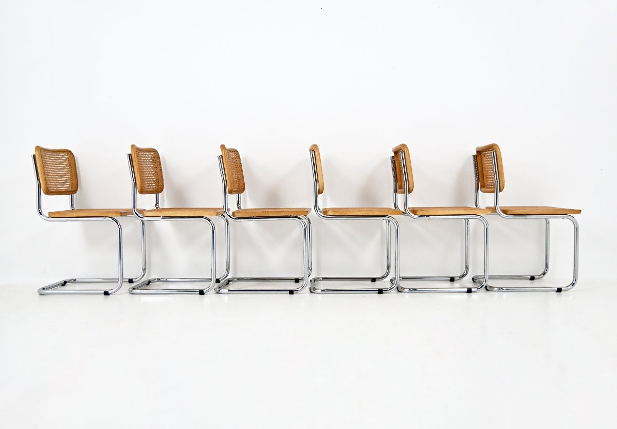 Dining Chairs Style B32 By Marcel Breuer, set of 6