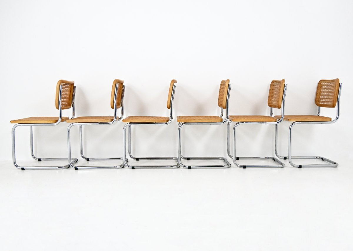 Dining Chairs Style B32 By Marcel Breuer, set of 6