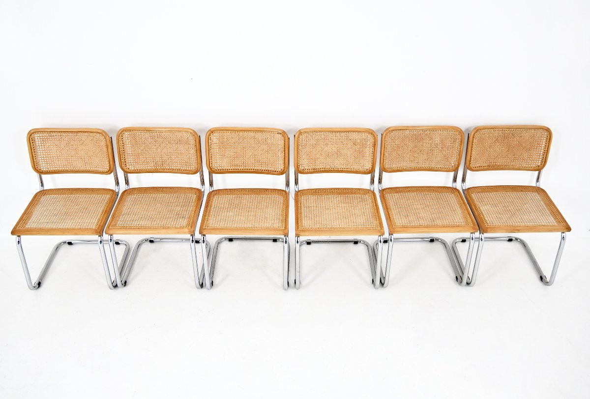 Dining Chairs Style B32 By Marcel Breuer, set of 6