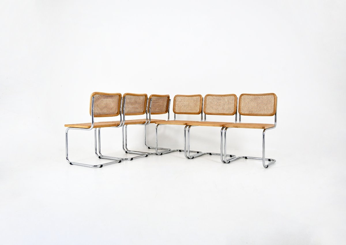 Dining Chairs Style B32 By Marcel Breuer, set of 6