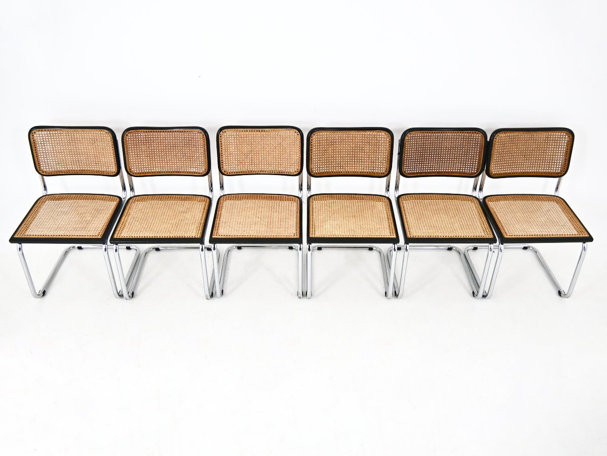 Dining Chairs Style B32 By Marcel Breuer, set of 6
