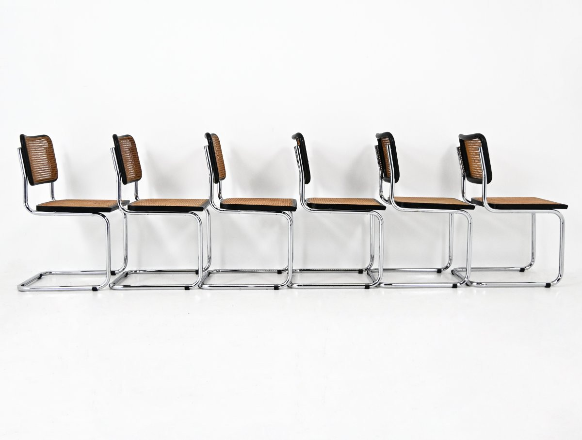 Dining Chairs Style B32 By Marcel Breuer, set of 6