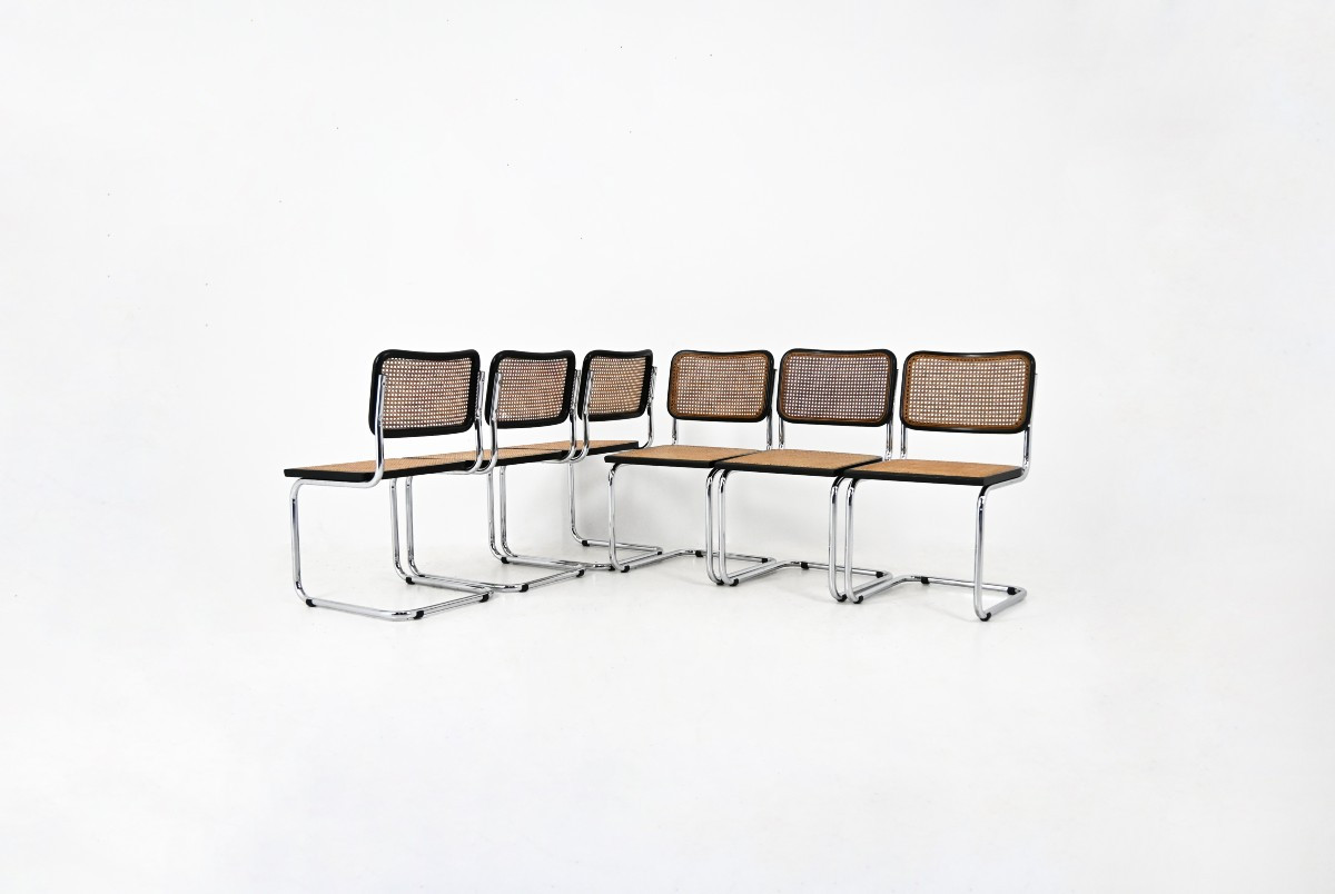 Dining Chairs Style B32 By Marcel Breuer, set of 6