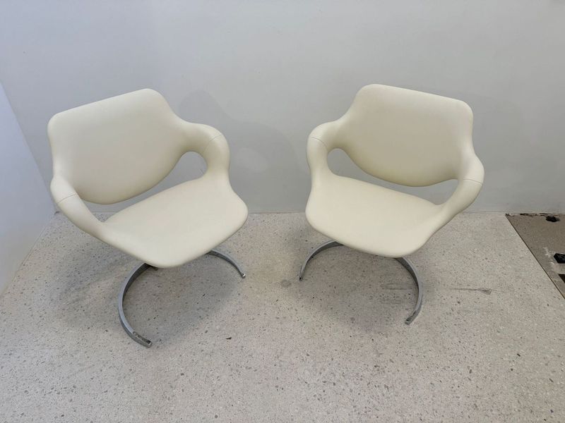 Dining set with table and six chairs by Boris Tabacoff, 1960's