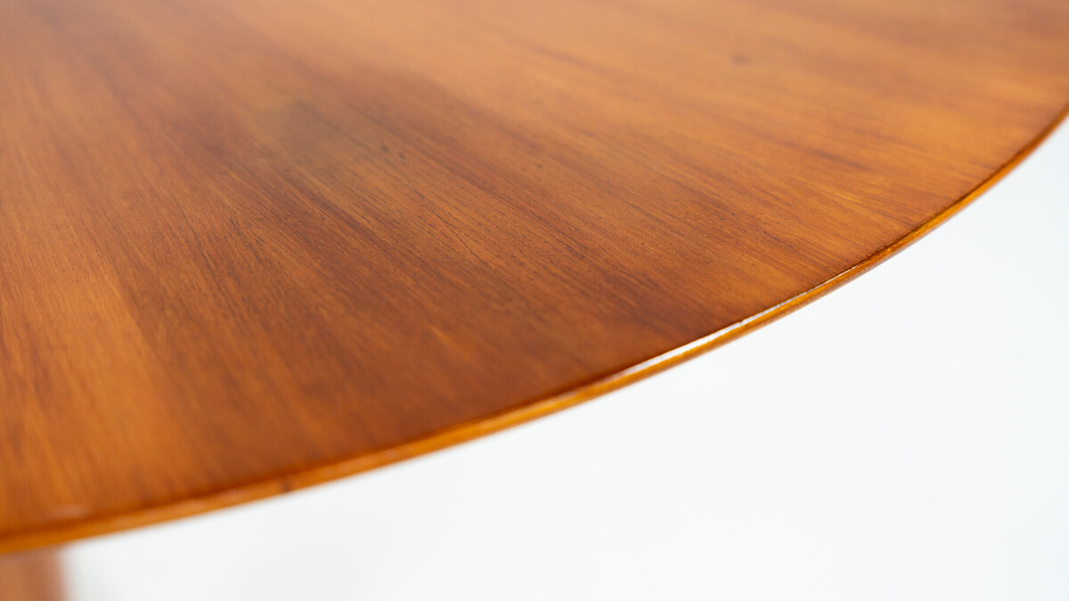 Dining Table by Melchiorre Bega, Brass and Wood, Italy, 1950s