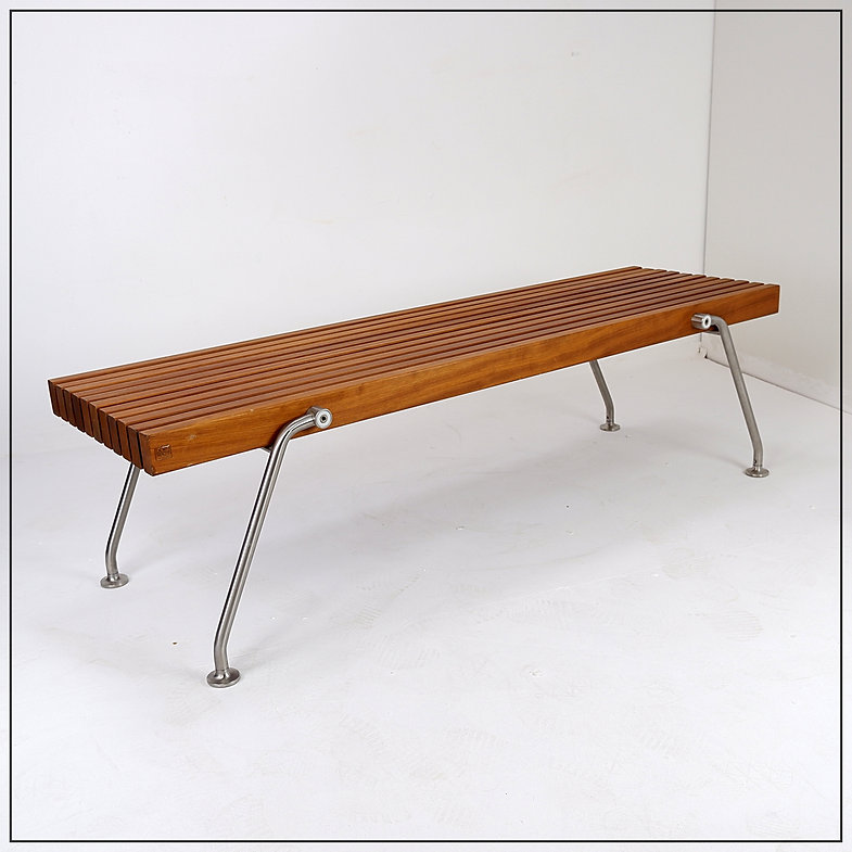 Dornbracht interior wooden slatted bench - Belgium