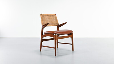 E. Knudsen, Model 48 armchair for Jensen & Lykkegaard. Denmark, C.1950