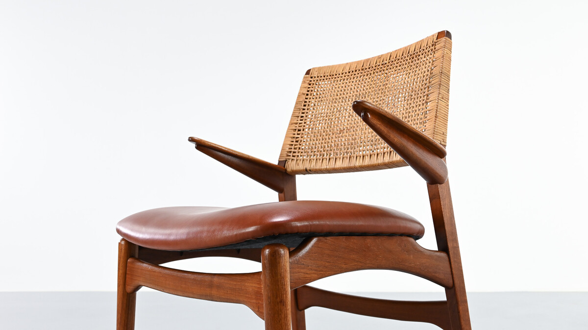E. Knudsen, Model 48 armchair for Jensen & Lykkegaard. Denmark, C.1950