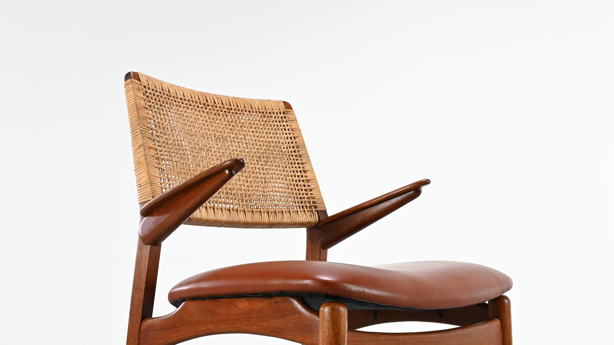 E. Knudsen, Model 48 armchair for Jensen & Lykkegaard. Denmark, C.1950