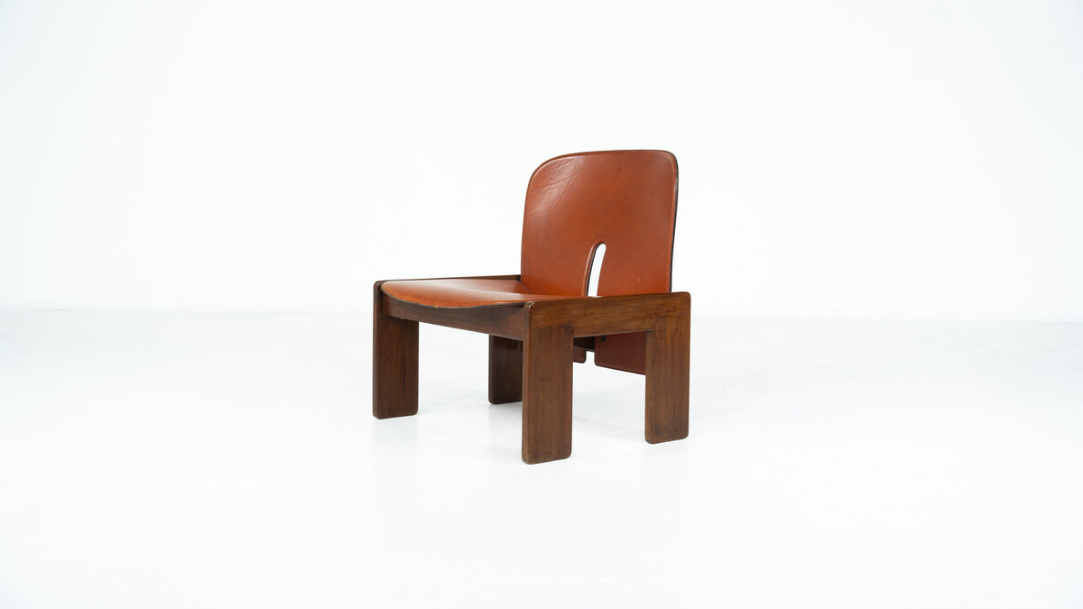 Easy Chair Mod. 925 by Afra and Tobia Scarpa for Cassina, Italy, 1960s