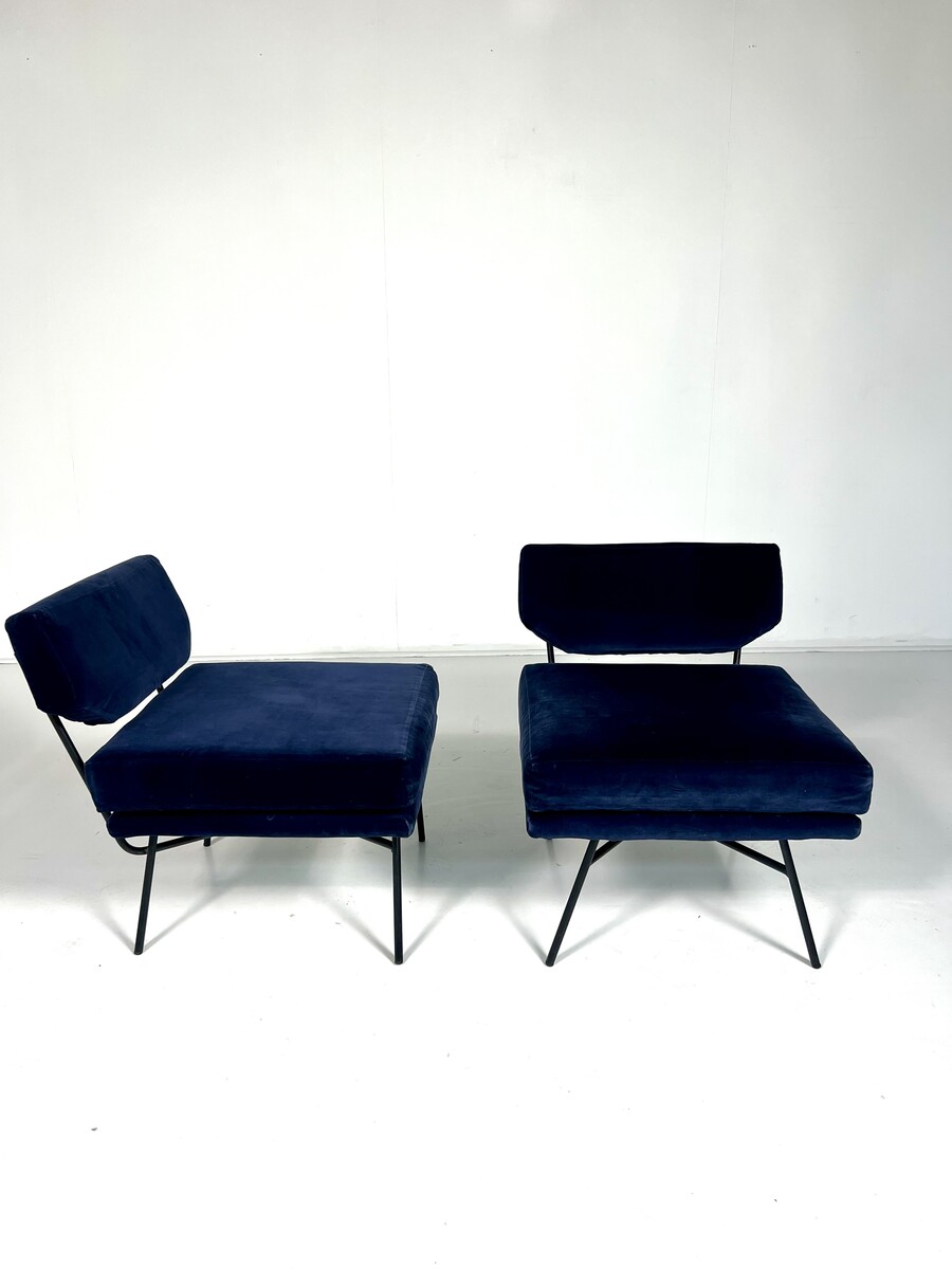 Elettra Armchairs by BBPR for Arflex