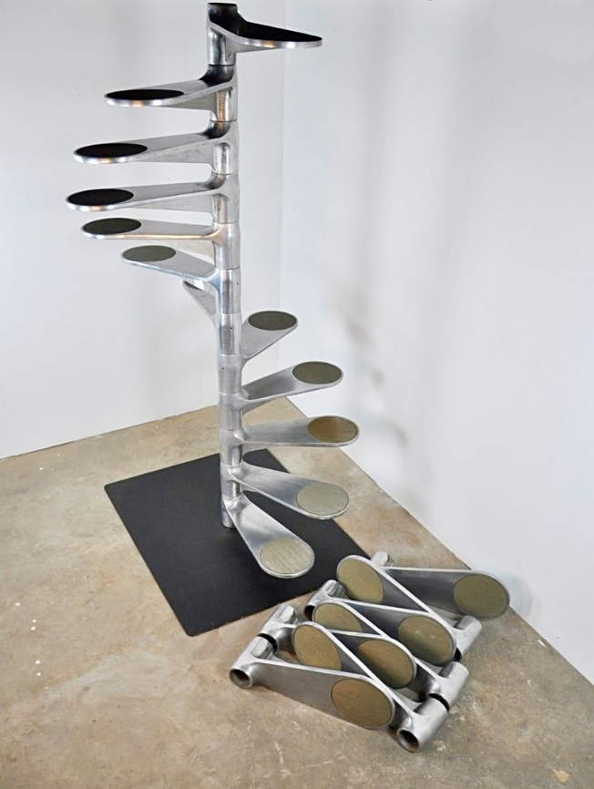 Escalier Hélicoïdal by Roger Tallon for Galerie Lacloche, 19 steps-1980s