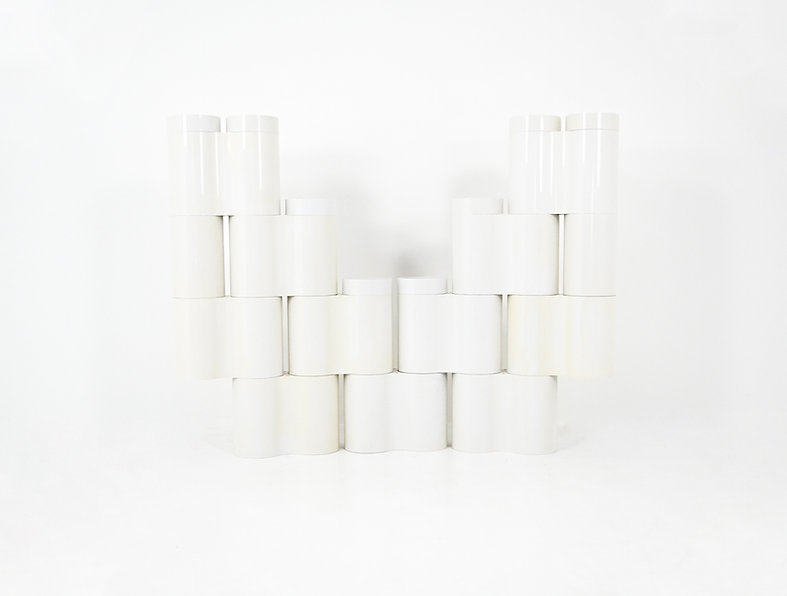 Fiocco modular room divider by Pieluigi Spadolini for Kartell, 1970s