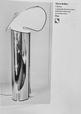 Floor lamp «Chiara» by Mario Bellini for Flos, 1960s