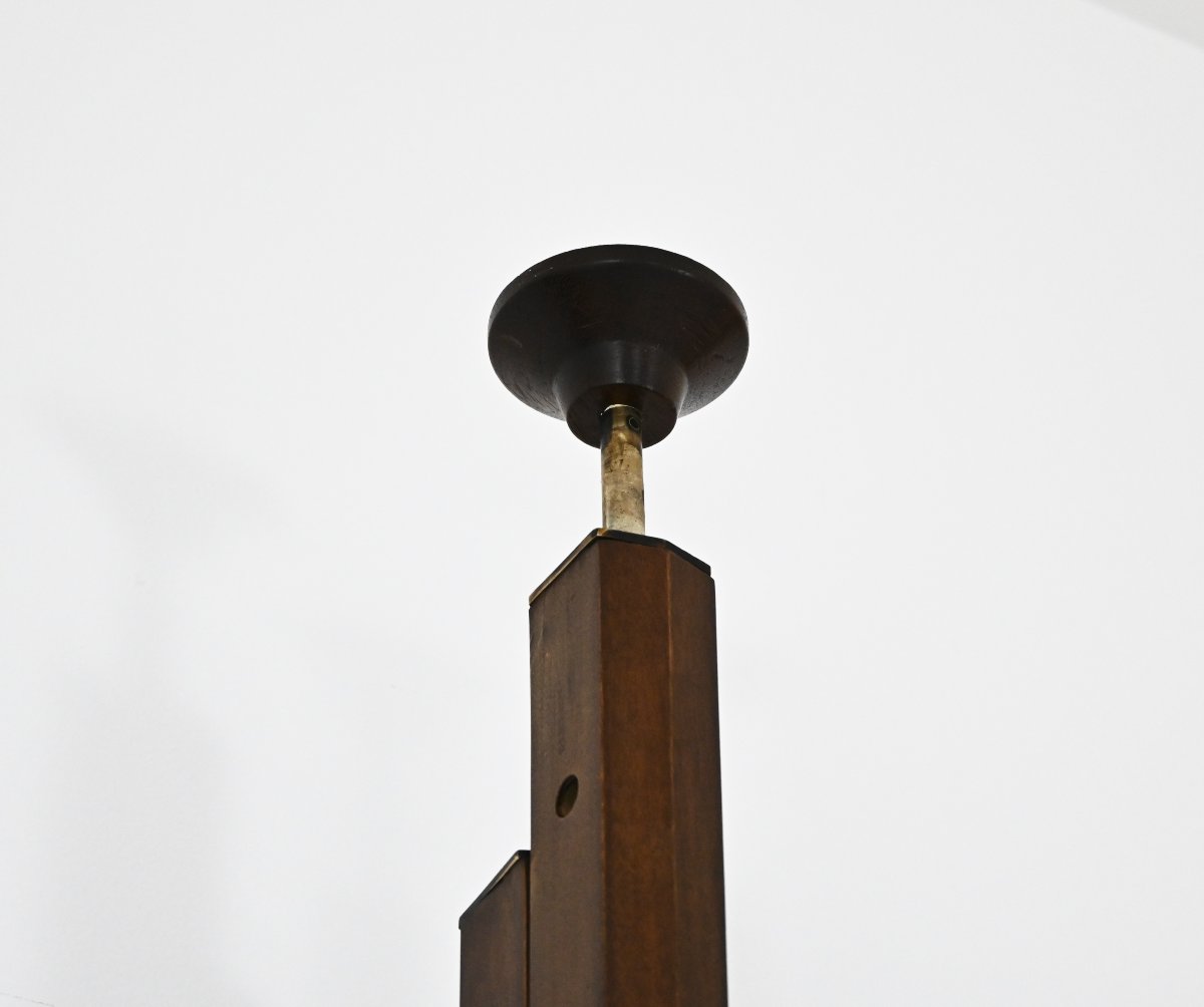 Floor to ceiling shelves by Leonard Fiori for ISA Bergamo, 1960s