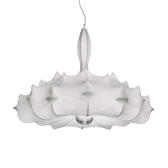 FLOS Zeppelin S1 Pendant Light by Marcel Wanders faceted crystal