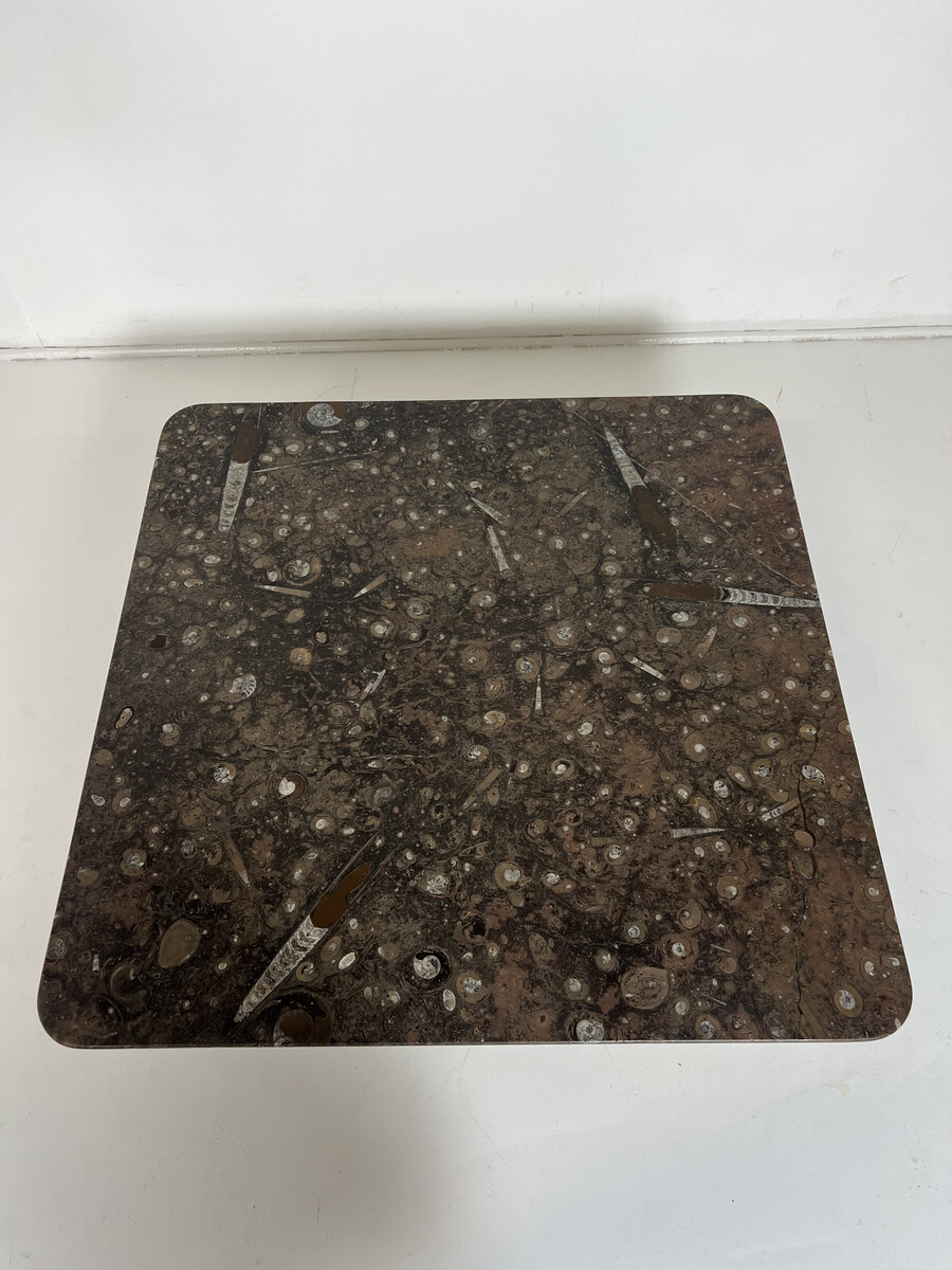 Fossil Stone Coffee Table by Heinz Lilienthal, 1980s
