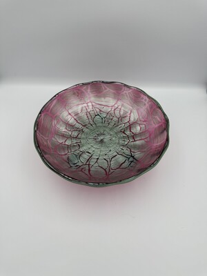 Glass bowl Loetz