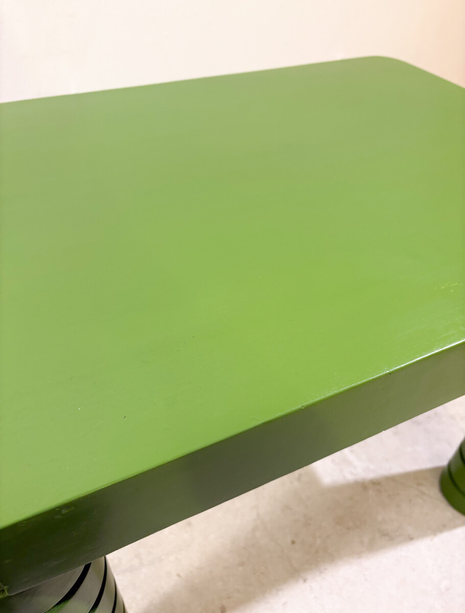 Green Lacquered Coffee table, 1960s