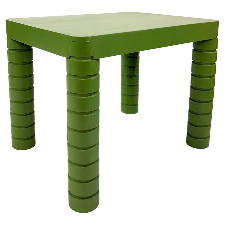 Green Lacquered Coffee table, 1960s