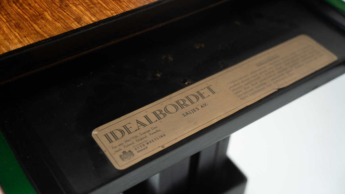 'Idealbord' Adjustable Table by Otto Wretling, 1930s